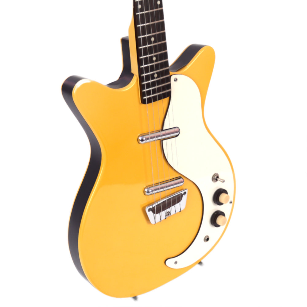 【中古】 Danelectro ダンエレクトロ 59DC Daddy-O Yellow エレキギター サイド