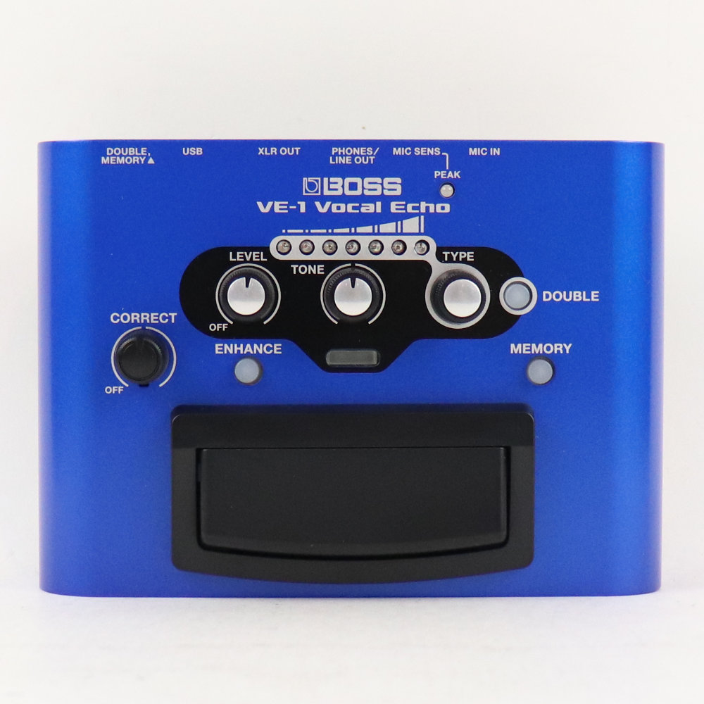 【中古】 BOSS VE-1 Vocal Echo ボーカル用ハーモニーエフェクター 正面