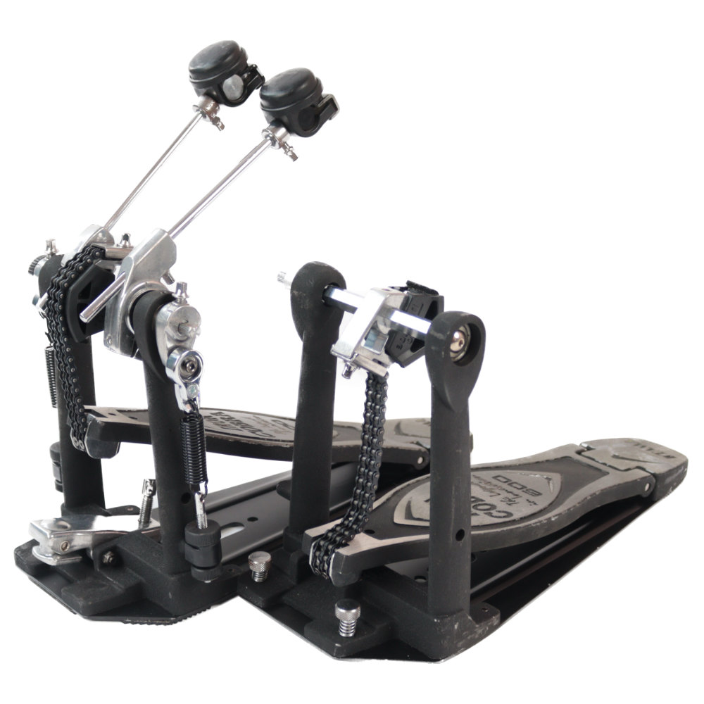 【中古】 TAMA HP600DTW Iron Cobra 600 Twin Pedal Duo Glide ドラムツインペダル 全体