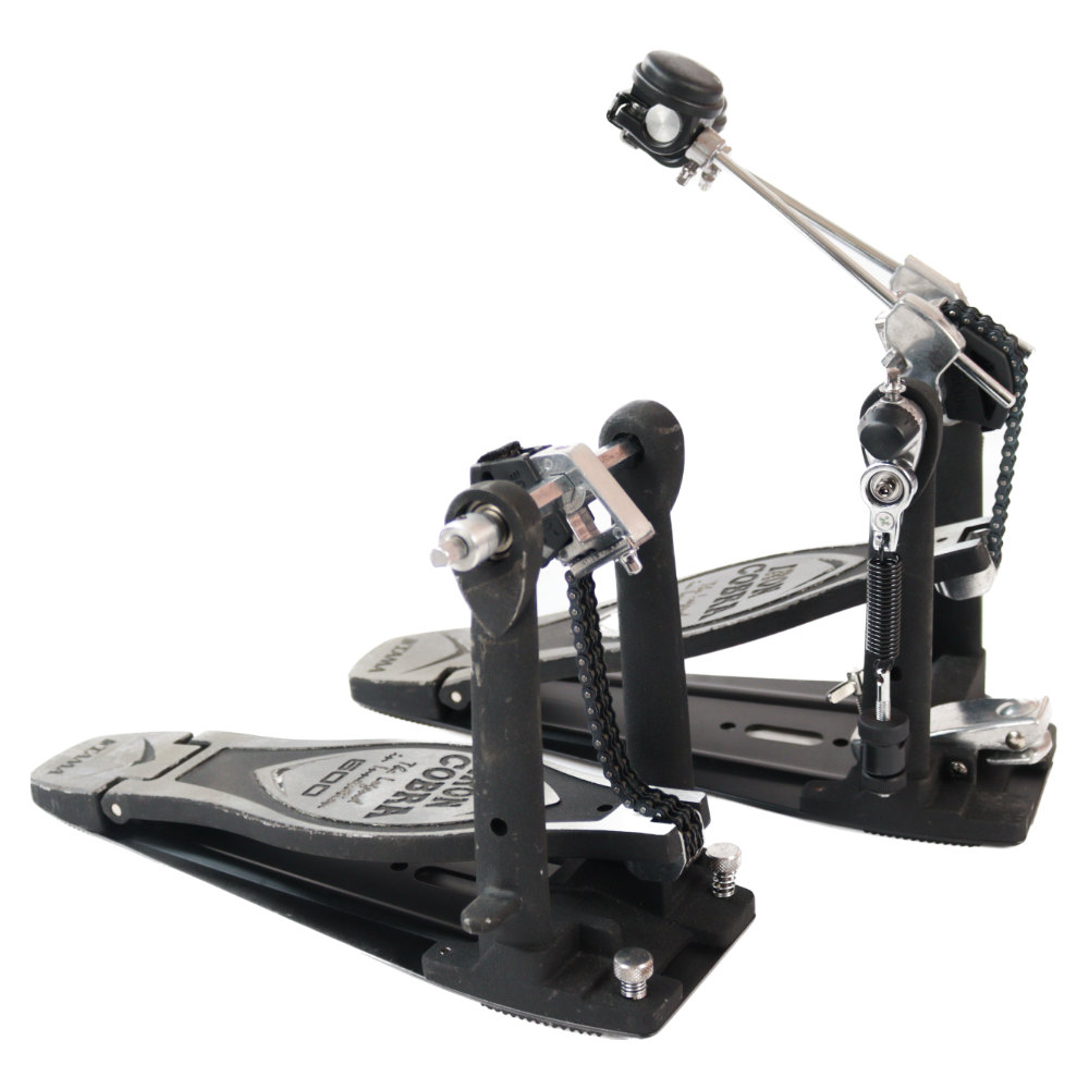 【中古】 TAMA HP600DTW Iron Cobra 600 Twin Pedal Duo Glide ドラムツインペダル 側面