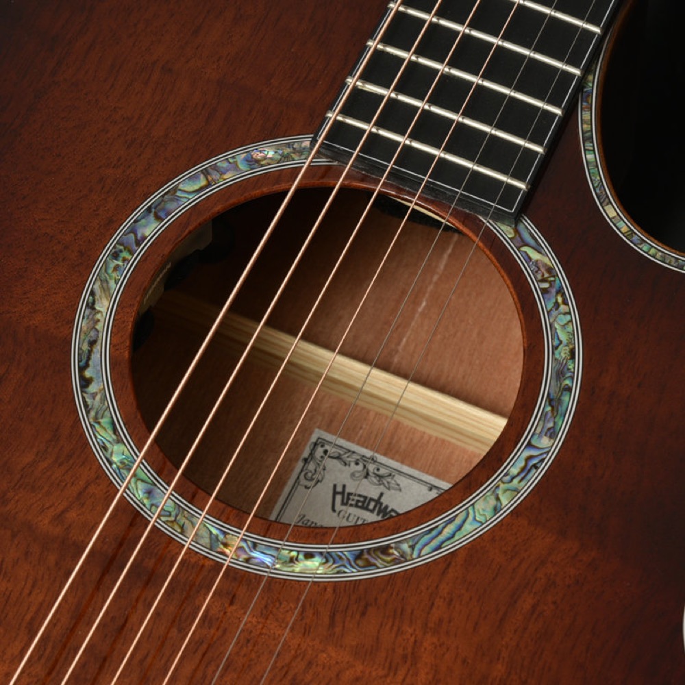 HEADWAY ヘッドウェイ Japan Tune-up Series HSJ-5130SE/A-FMH-C LBB エレクトリックアコースティックギター エレアコ サウンドホール、ロゼッタ