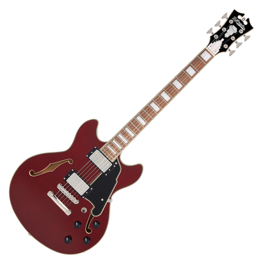 D’Angelico ディアンジェリコ Premier Mini DC Burnt Red エレキギター セミアコ