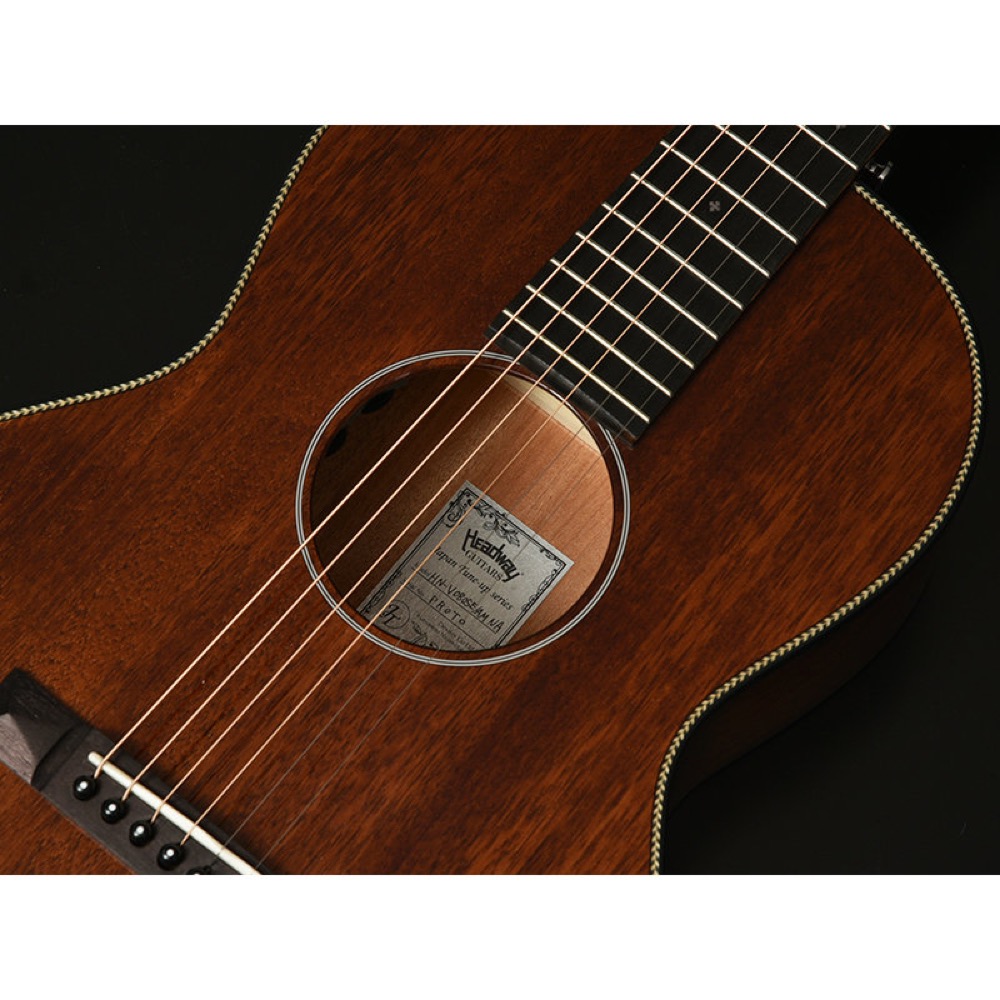 HEADWAY ヘッドウェイ Japan Tune-up Series HN-V080SE/AM NA エレクトリックアコースティックギター エレアコ サウンドホール、ロゼッタ