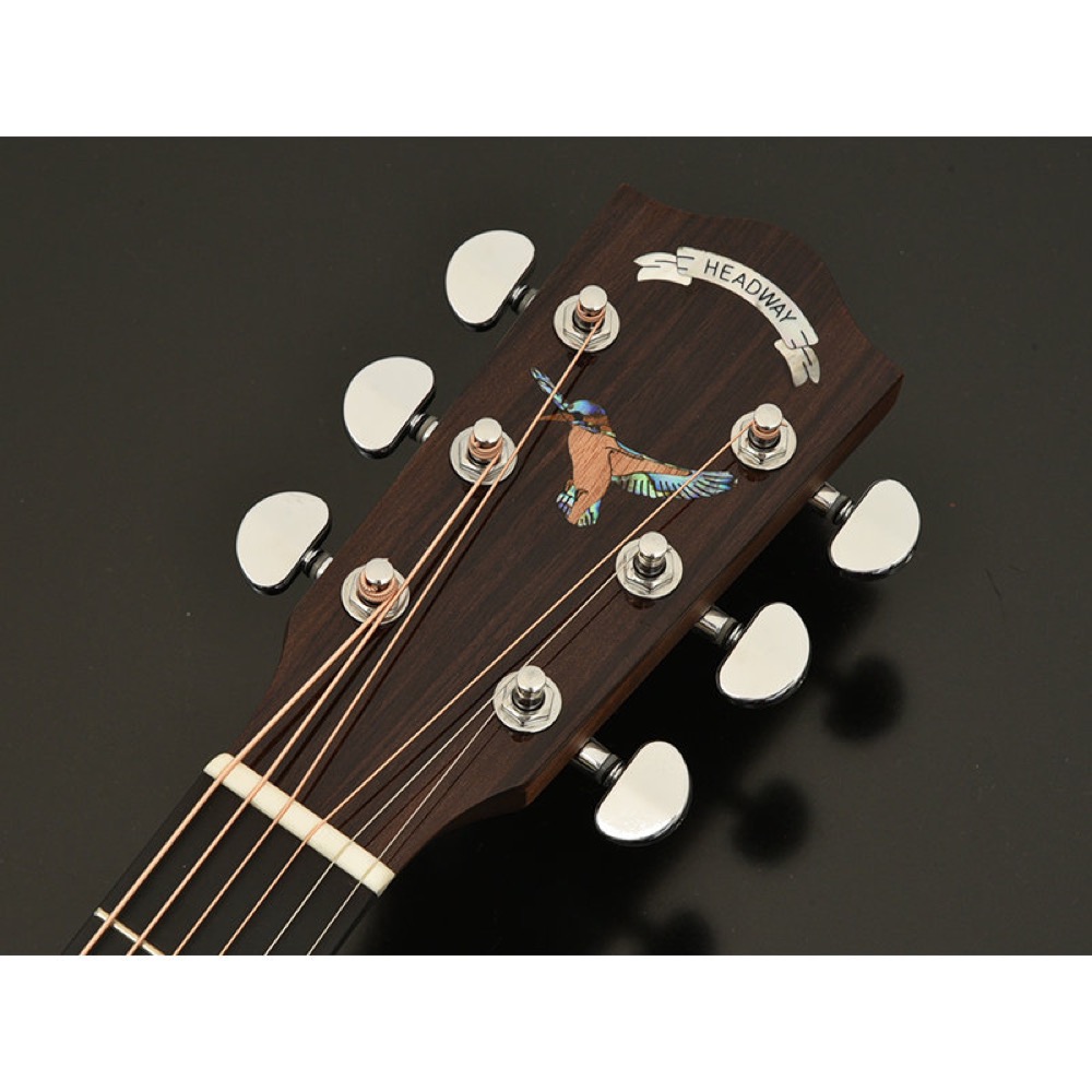 HEADWAY ヘッドウェイ Japan Tune-up Series HOC-KINGFISHER NA エレクトリックアコースティックギター エレアコ ヘッド裏