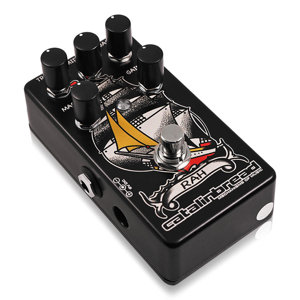 Catalinbread カタリンブレッド RAH Traditional Ink オーバードライブ ギターエフェクター 斜めアングル画像