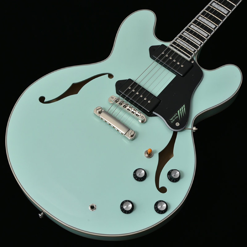 SeventySeven Guitars セブンティセブンギターズ EXRUBATO-ZEBRA FINCH SFG セミアコースティックギター エレキギター セミアコ 77 トップ