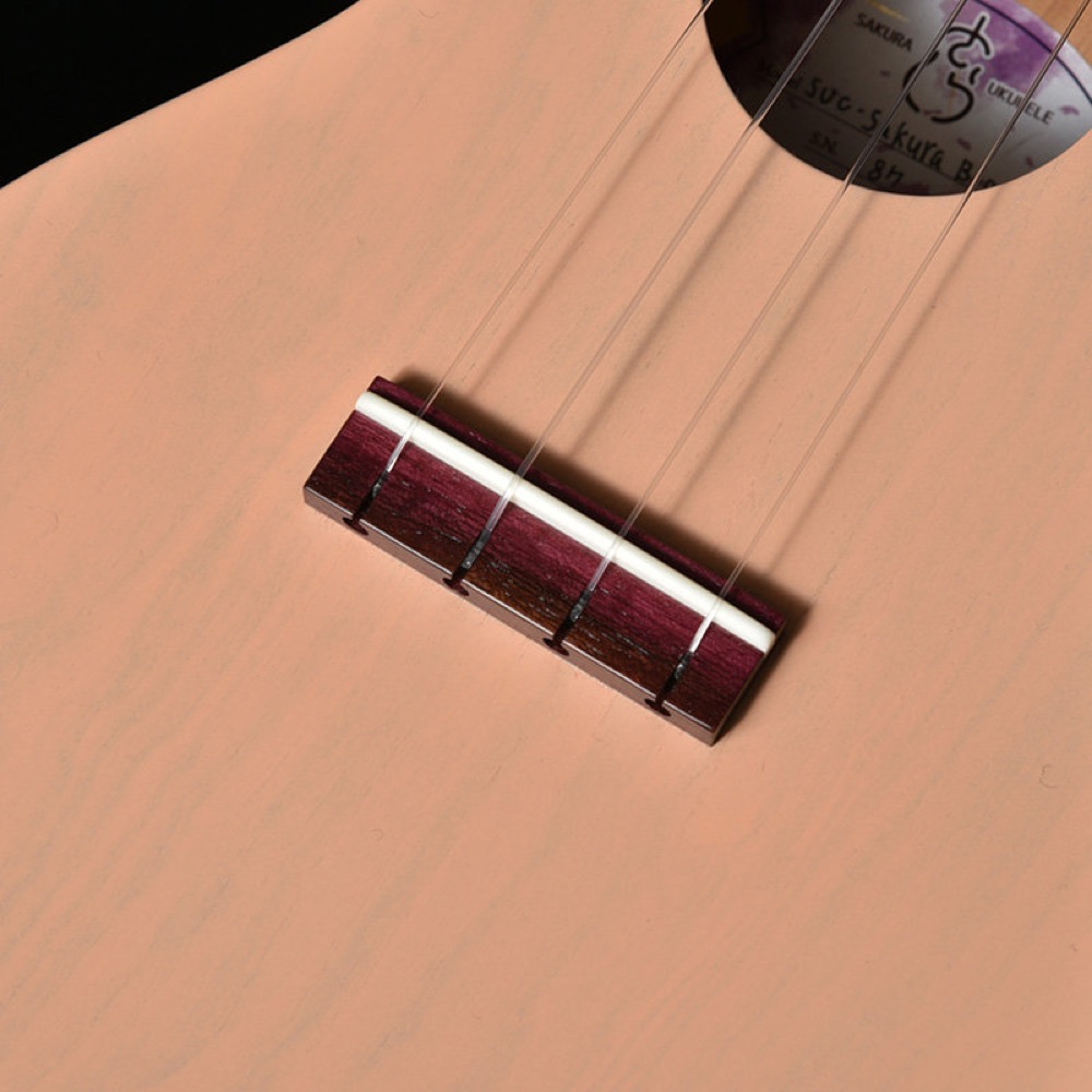 SAKURA UKULELE さくらウクレレ SUC-SAKURA BLONDE SKBD コンサートサイズ ウクレレ 桜 ブリッジ