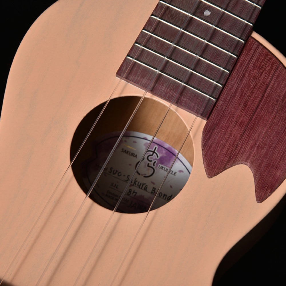 SAKURA UKULELE さくらウクレレ SUC-SAKURA BLONDE SKBD コンサートサイズ ウクレレ 桜 サウンドホール