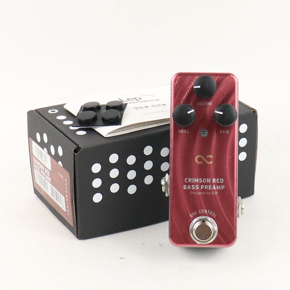 【中古】 ベースプリアンプ ONE CONTROL CRIMSON RED BASS PREAMP ワンコントロール クリムゾンレッド ワンコン