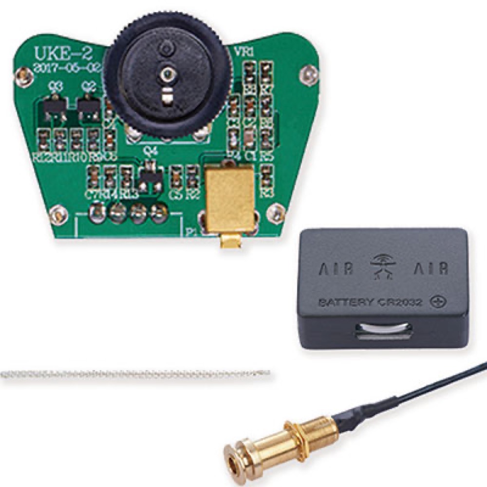 aNueNue aNN-T4Eピックアップ付き Solid Cedar Top テナーウクレレ シダー単板トップ Acacia(Taiwan Koa)バック&サイド ピックアップ画像