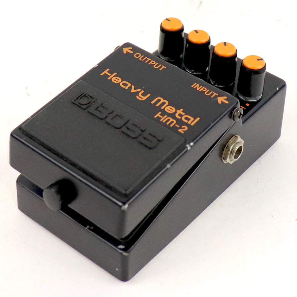 【中古】 ヘビーメタル エフェクター BOSS HM-2 Heavy Metal ディストーション ギターエフェクター 右サイド