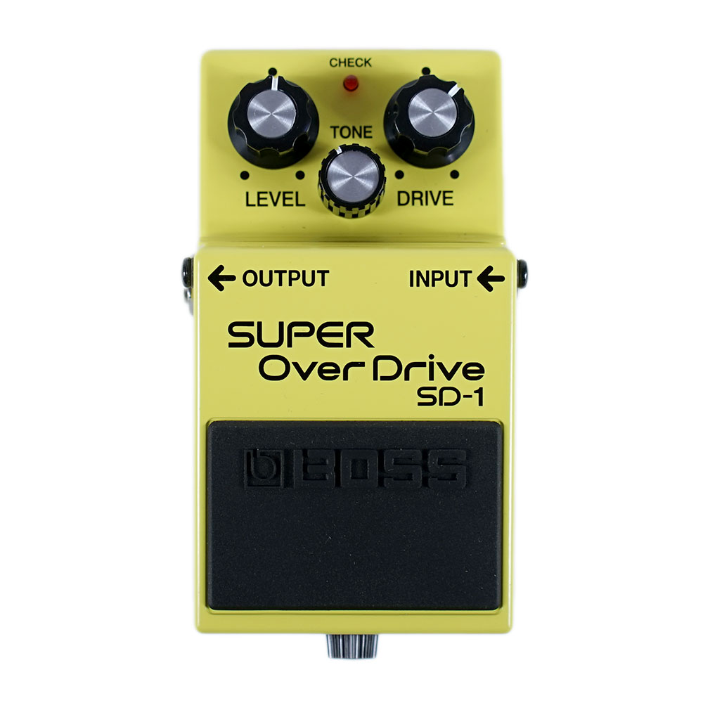 【中古】 スーパーオーバードライブ エフェクター BOSS SD-1 Super Over Drive ギターエフェクター 正面