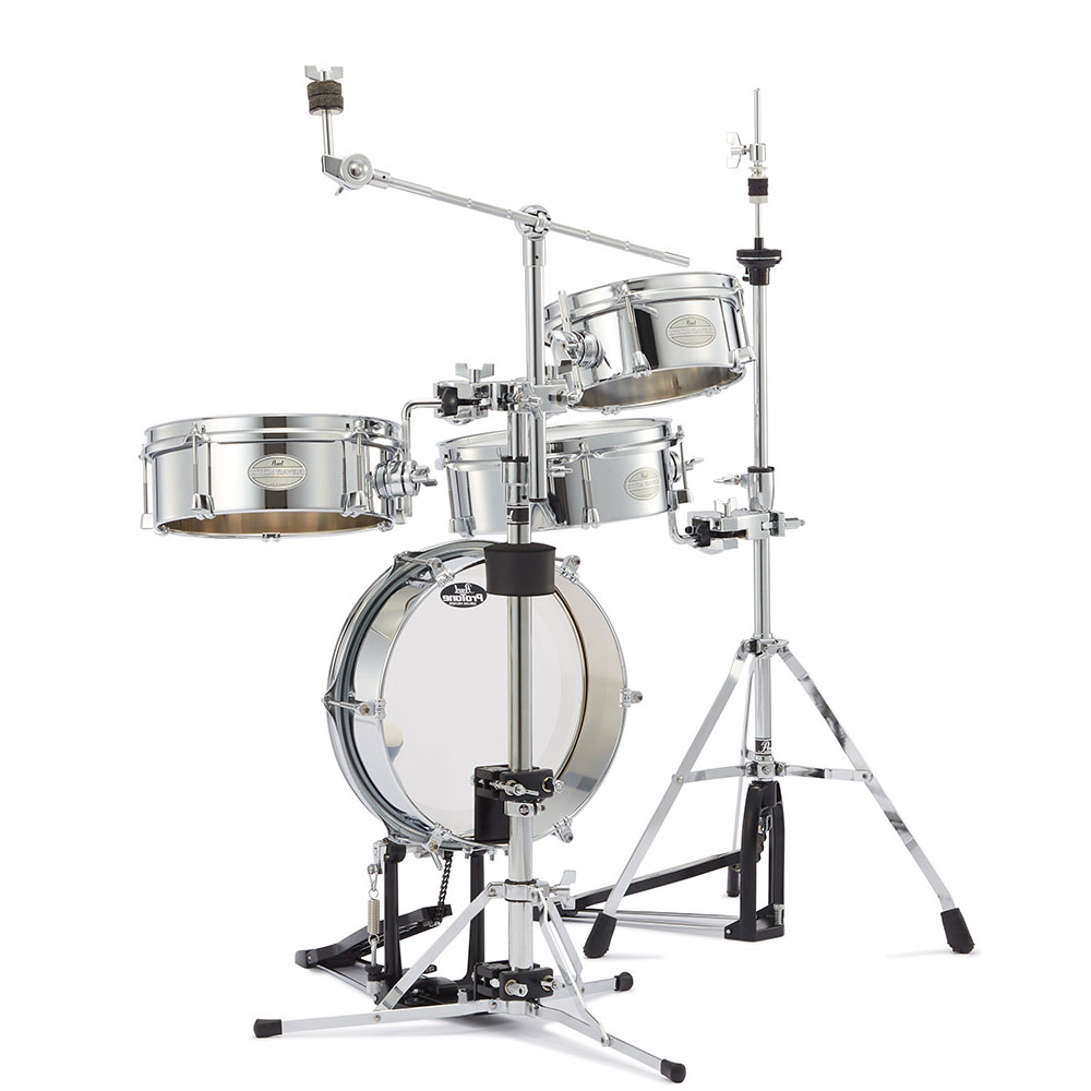 Pearl パール RT-5124CM Rhythm Traveler Light Metal ドラムセット 全体