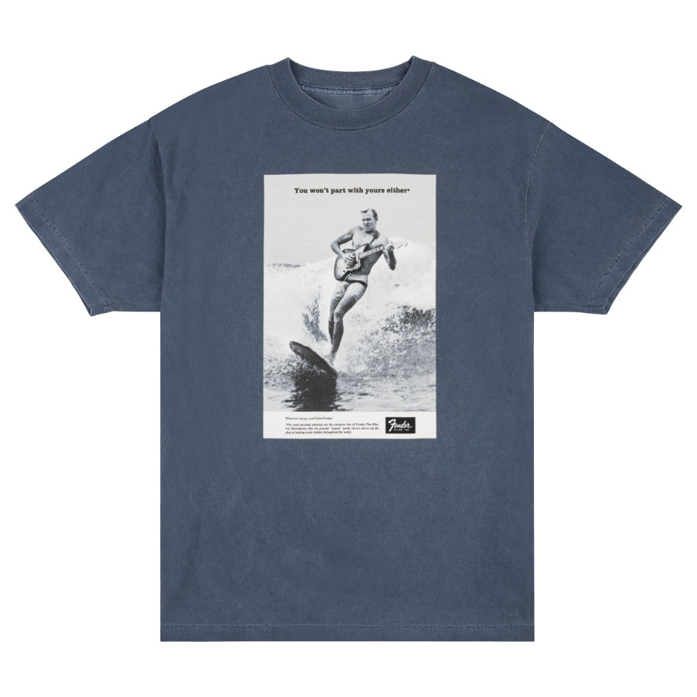 Fender フェンダー Vintage Ad Surfer Tee Ocean XLサイズ Tシャツ 半袖