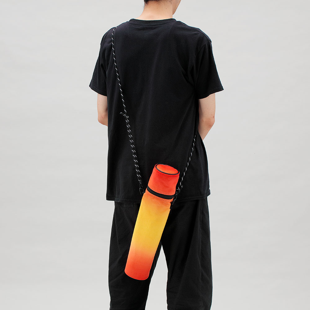 TAMA タマ TVSB12OY Vivid Collection Stick Bag Orange×Yellow スティックバッグ 肩掛けストラップ装備