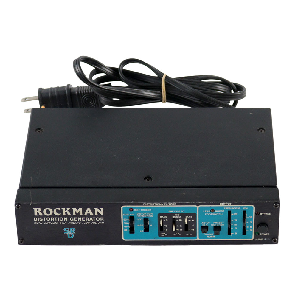 【中古】 ディストーション ROCKMAN DISTORTION GENERATOR 1988年製 POWER LED点灯せず ロックマン ディストーションジェネレイター