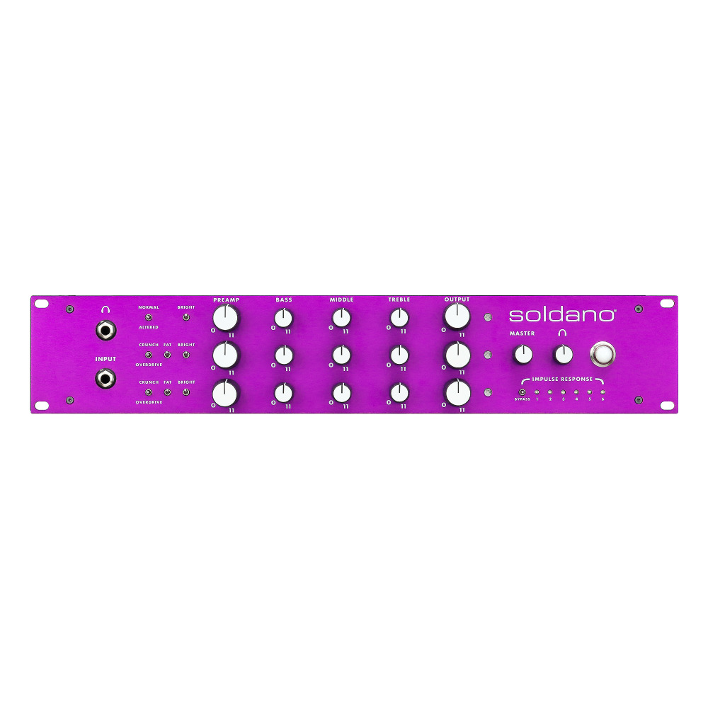 Soldano ソルダーノ X88-IR 3-Channel All-Tube Stereo Rackmount Preamp 真空管プリアンプ ラックマウント型 フロント画像