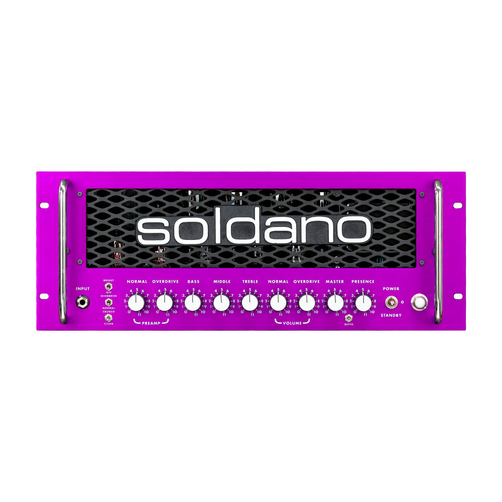 Soldano ソルダーノ SLO-100R 2-Channel 100W All-Tube Rackmount Guitar Amp 真空管 ギターアンプ ラックマウント型 フロント画像