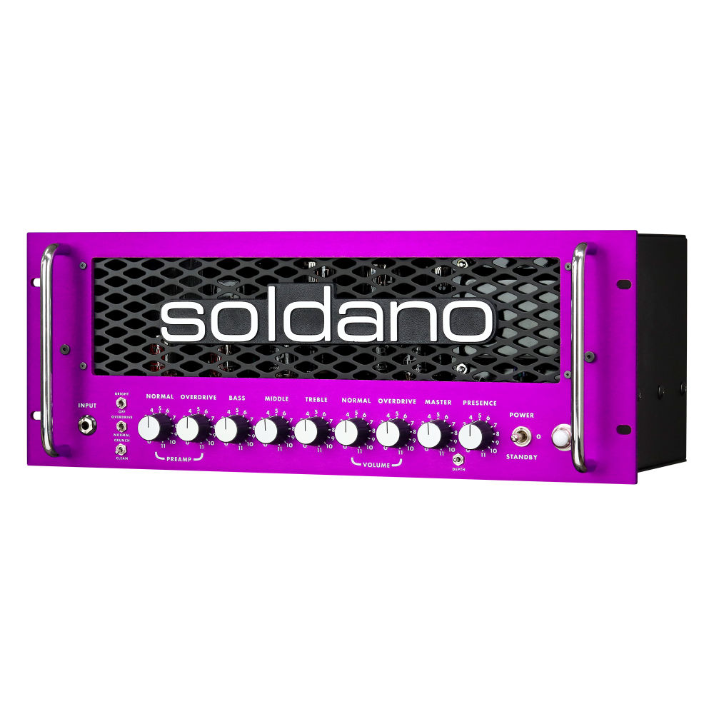 Soldano ソルダーノ SLO-100R 2-Channel 100W All-Tube Rackmount Guitar Amp 真空管 ギターアンプ ラックマウント型 左斜めアングル画像