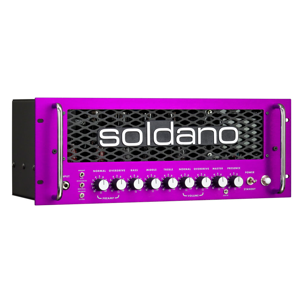 Soldano ソルダーノ SLO-100R 2-Channel 100W All-Tube Rackmount Guitar Amp 真空管 ギターアンプ ラックマウント型 右斜めアングル画像