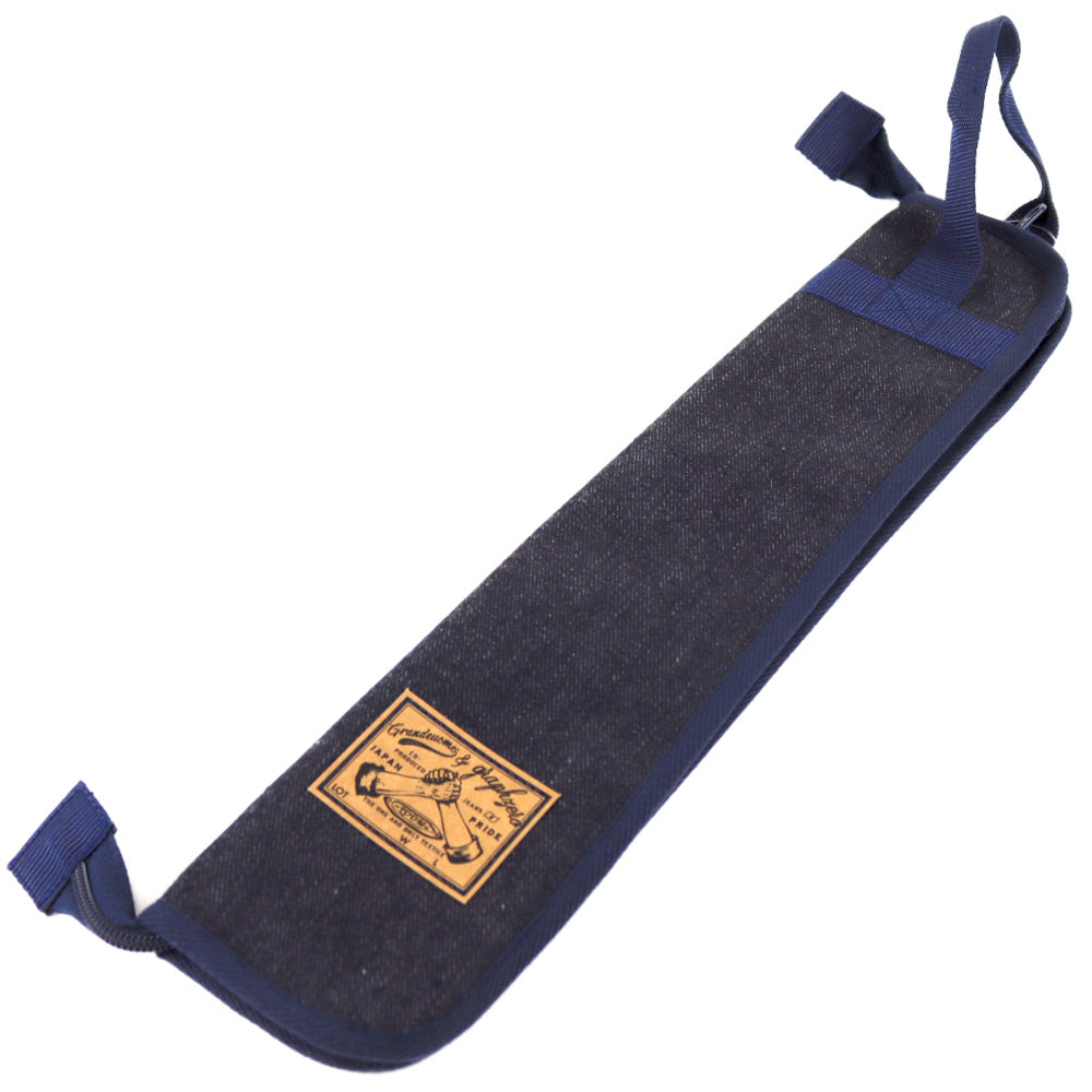 スティックケース Grande uomo グランデウオモ 左綾織(ひだりあやおり) デニム ドラム スティックバック