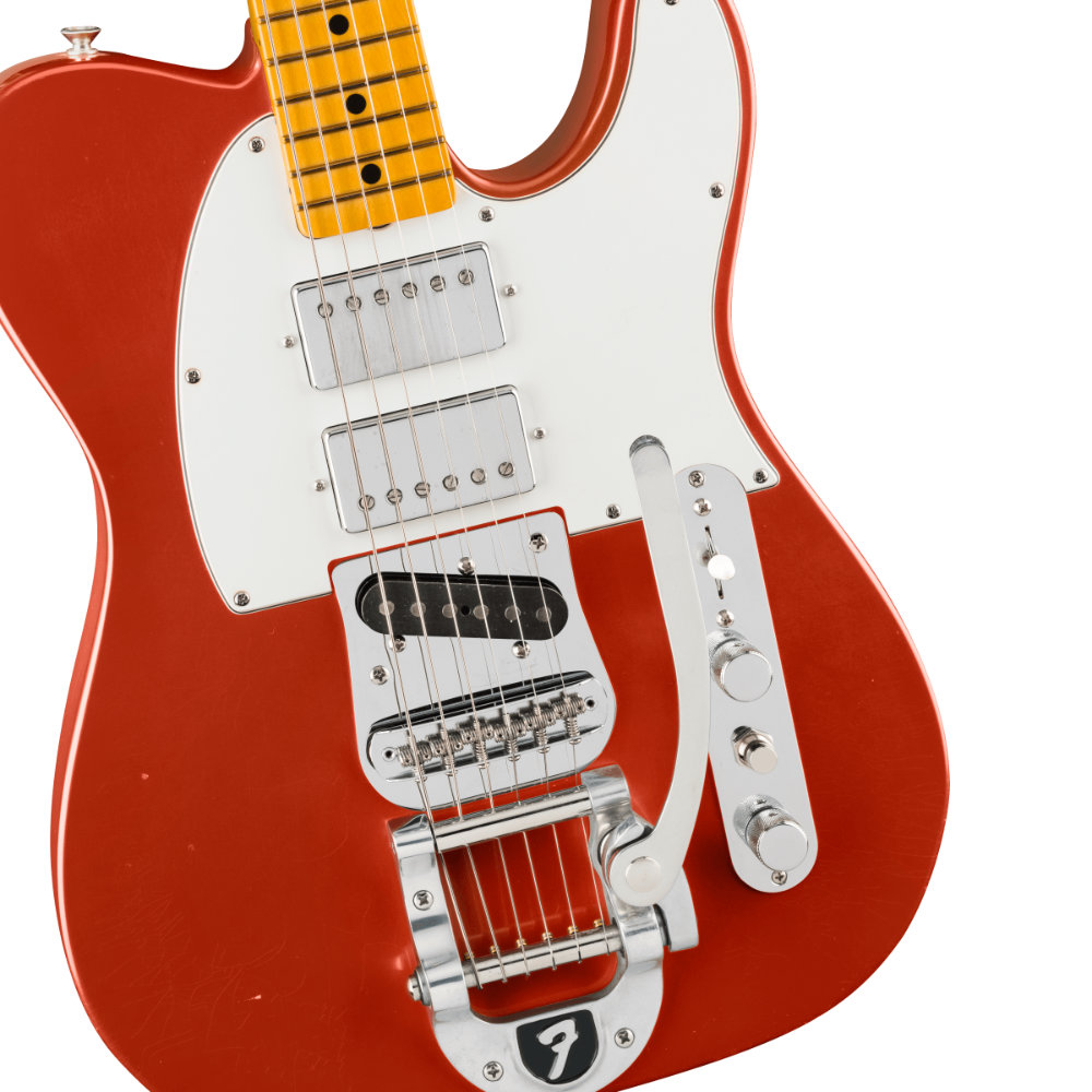 Fender フェンダー Stories Collection Mike Campbell Red Dog Telecaster MN RDR エレキギター テレキャスター ピックアップ、ブリッジ
