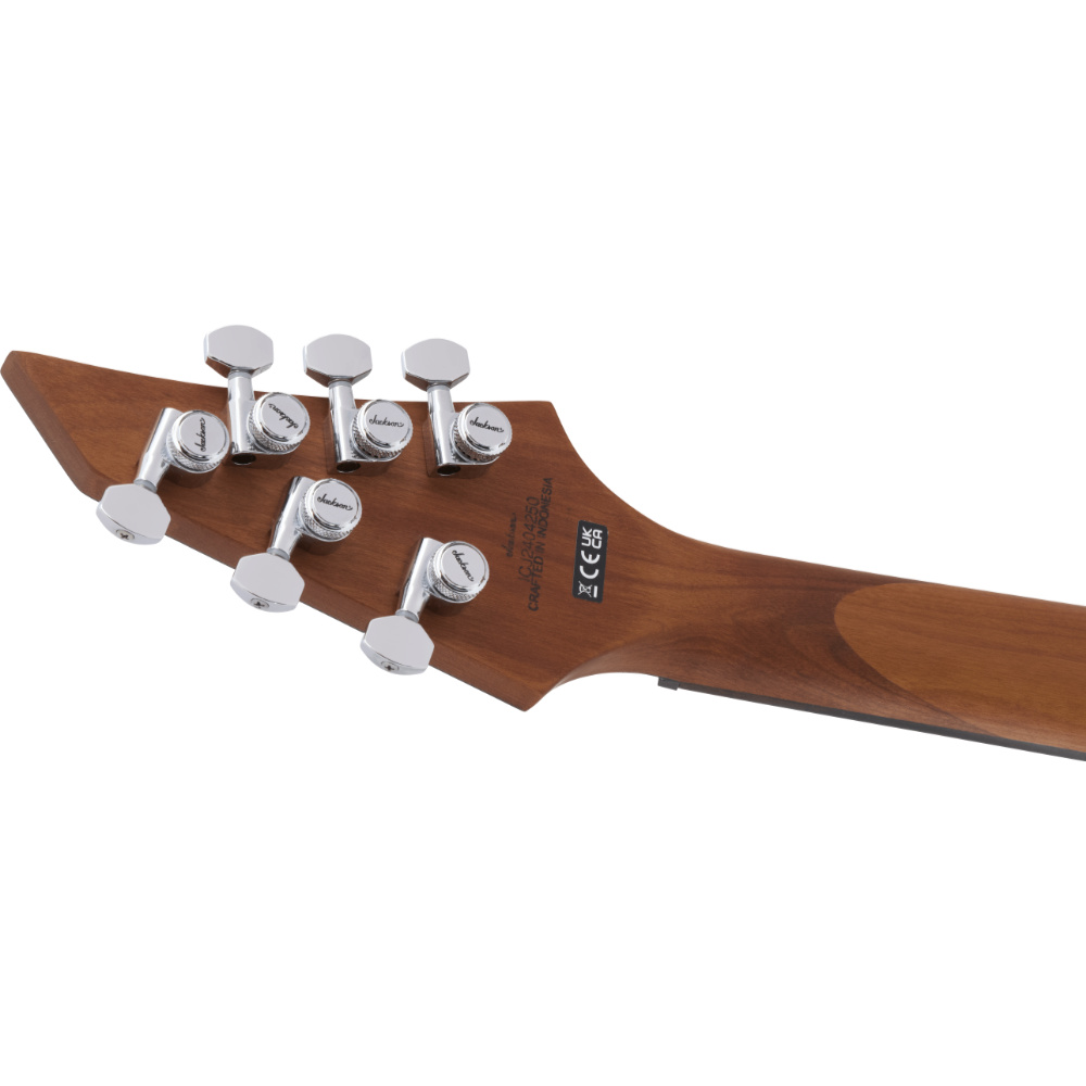 Jackson ジャクソン Pro Plus Series Signature Misha Mansoor Juggernaut HT6 Blue Sparkle エレキギター ヘッドバック画像