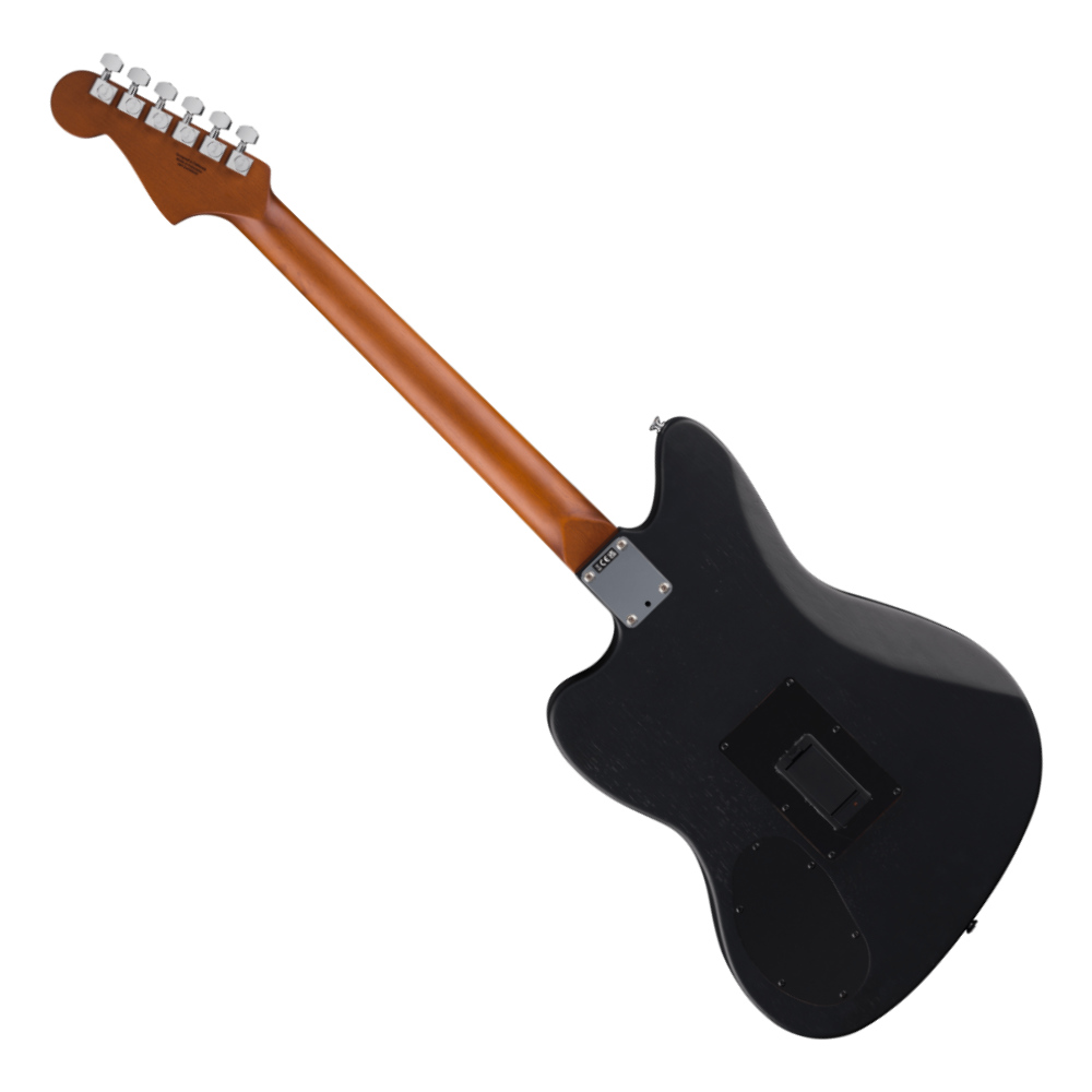 Fender フェンダー Acoustasonic Standard Jazzmaster Black エレクトリックアコースティックギター バック画像