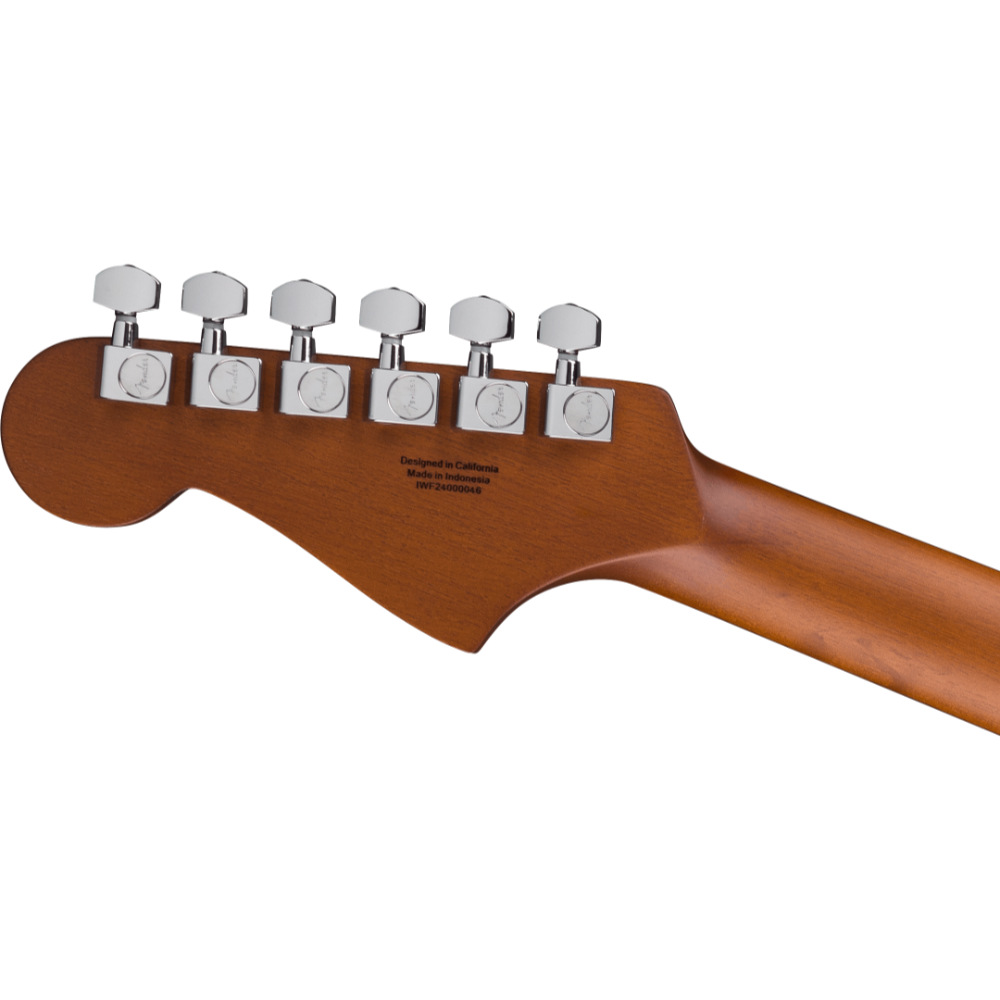 Fender フェンダー Acoustasonic Standard Jazzmaster Black エレクトリックアコースティックギター ヘッドバック画像