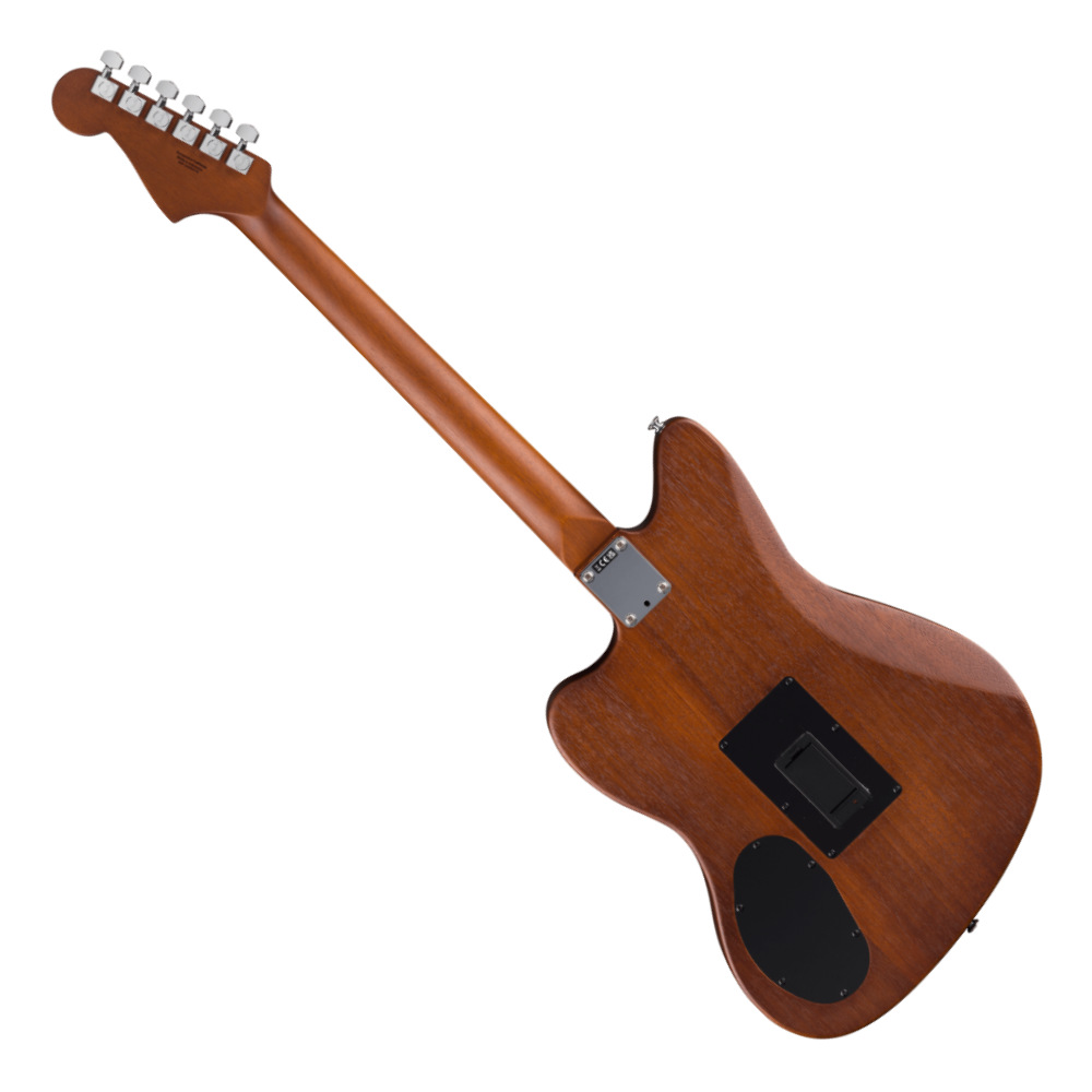 Fender フェンダー Acoustasonic Standard Jazzmaster Honey Burst エレクトリックアコースティックギター バック画像