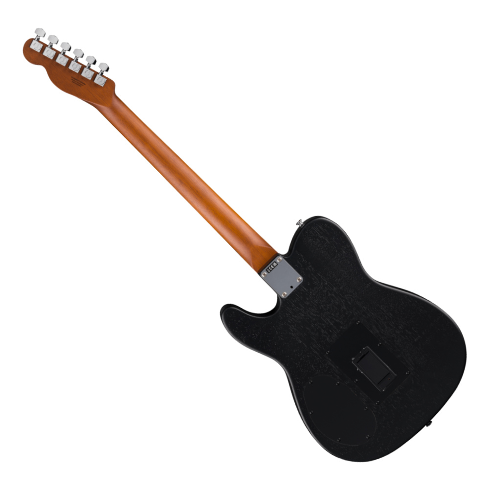 Fender フェンダー Acoustasonic Standard Telecaster Black エレクトリックアコースティックギター バック画像