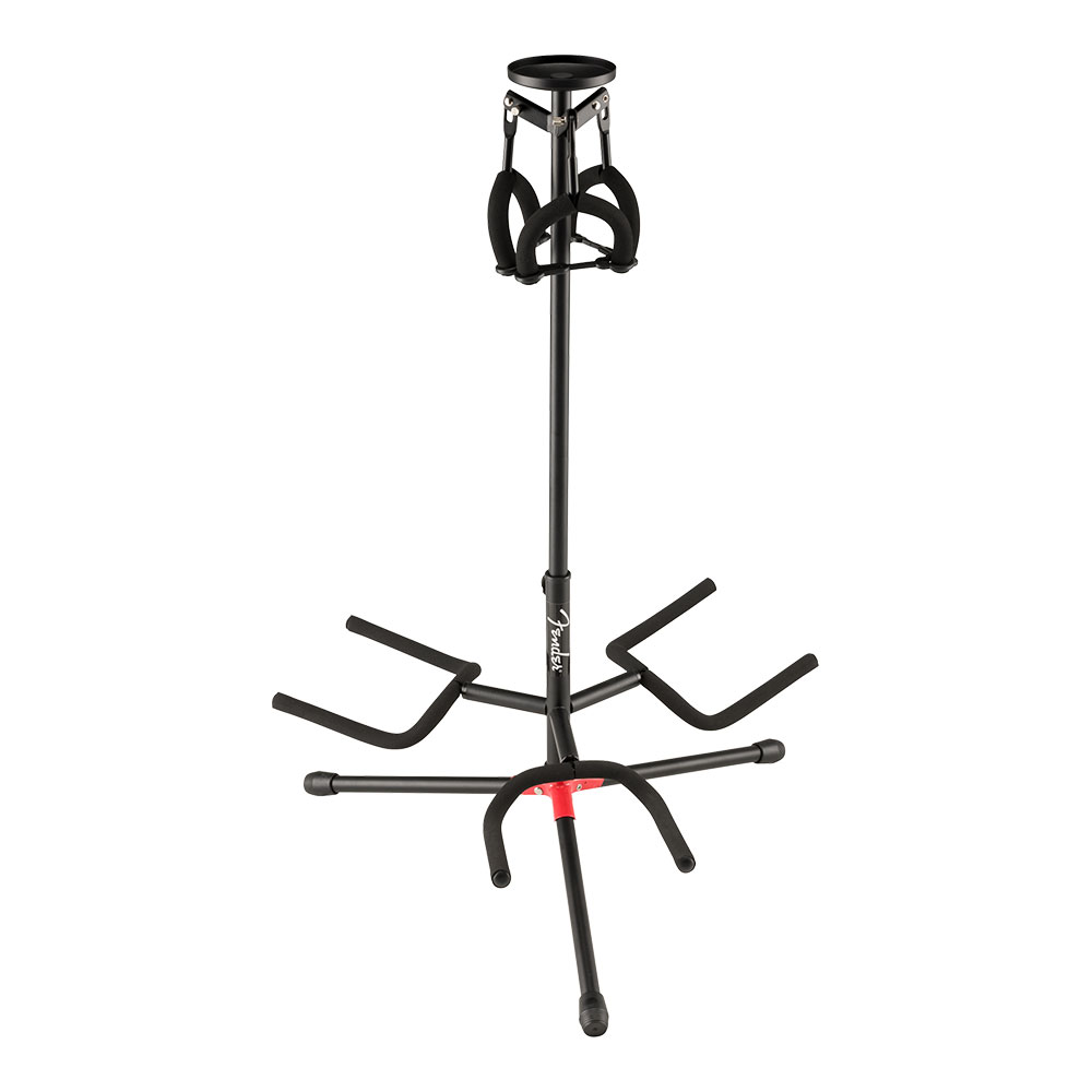 Fender フェンダー Adjustable Triple Cradle Guitar Stand 3本立て ギタースタンド ネックホルダー部は折りたたみ可能