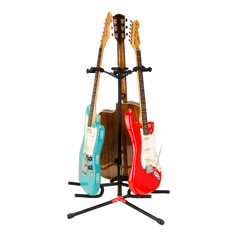 Fender フェンダー Adjustable Triple Cradle Guitar Stand 3本立て ギタースタンド 仕様例