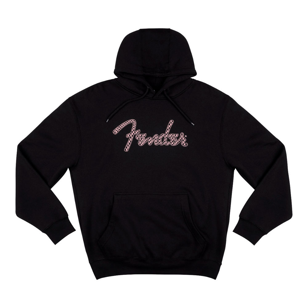 Fender フェンダー Spaghetti Logo Wavy Checker Hoodie Pink Checker XXLサイズ フーディー パーカー 長袖