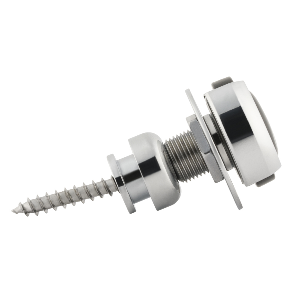 Jackson ジャクソン Strap Locks Chrome ストラップロックピン 2個セット サイド画像