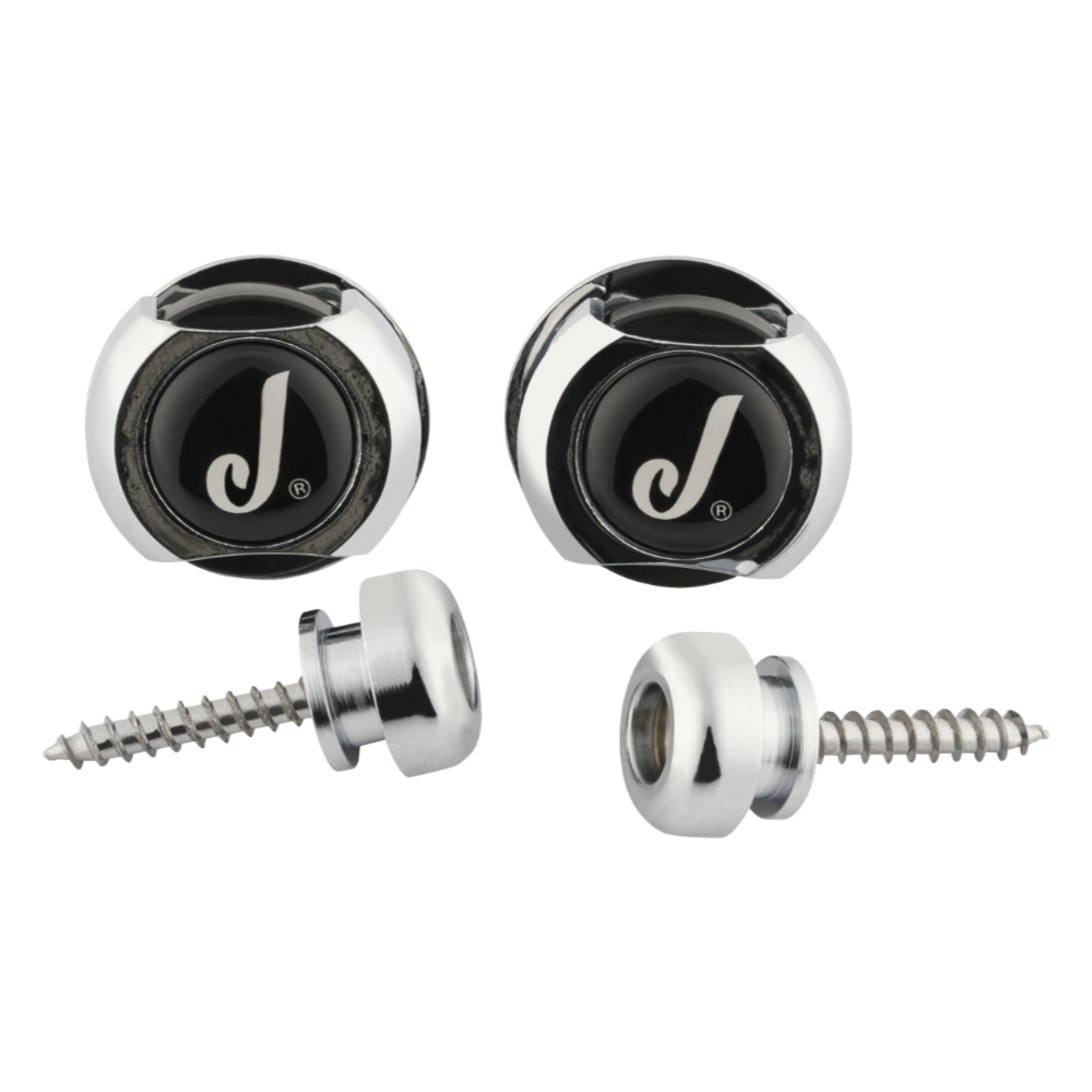 Jackson ジャクソン Strap Locks Chrome ストラップロックピン 2個セット 全体画像