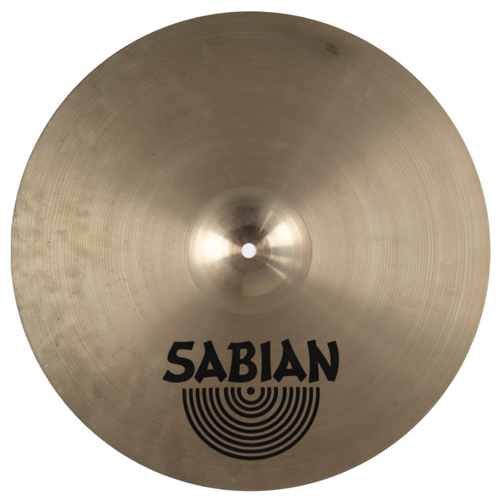 【中古】 SABIAN セイビアン AA THIN CRASH 16インチ クラッシュシンバル 本体画像 裏 