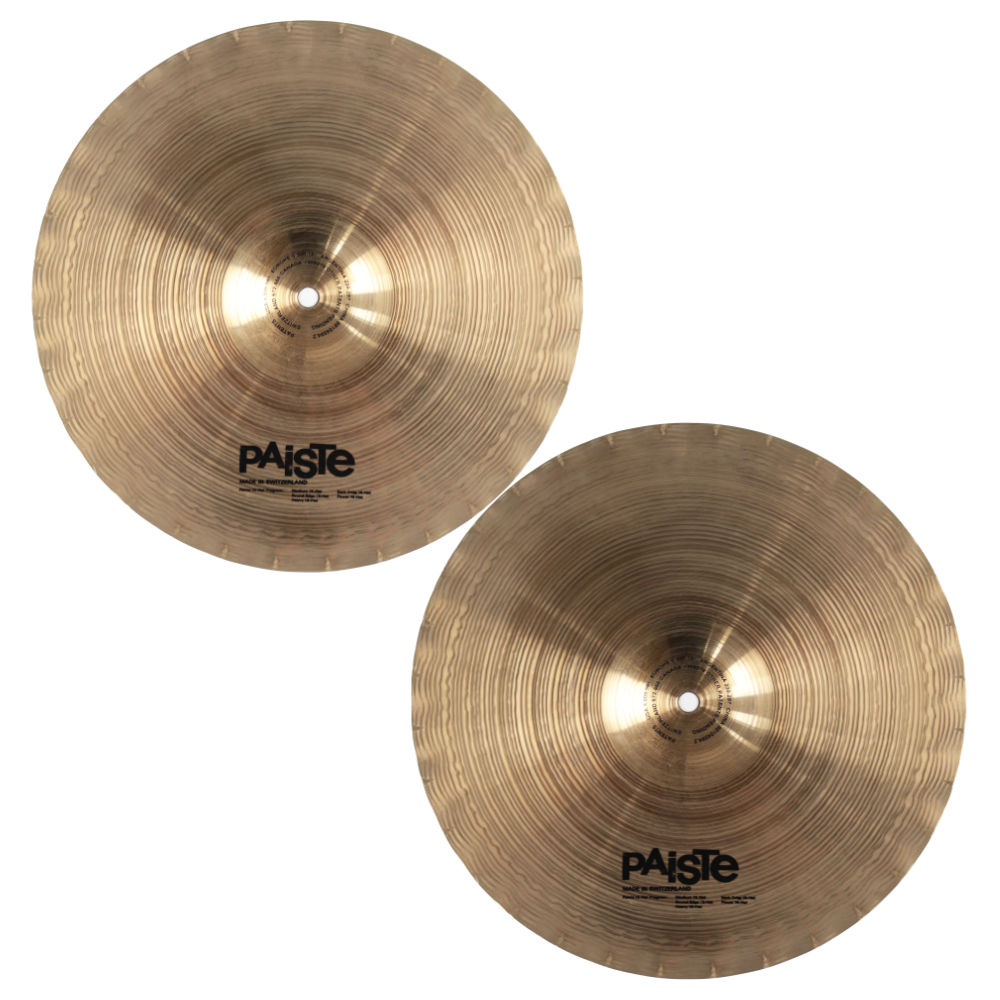 【中古】 PAISTE パイステ Signature Sound Edge Hi-Hat 14インチ ハイハットシンバル ペア 本体画像 裏 