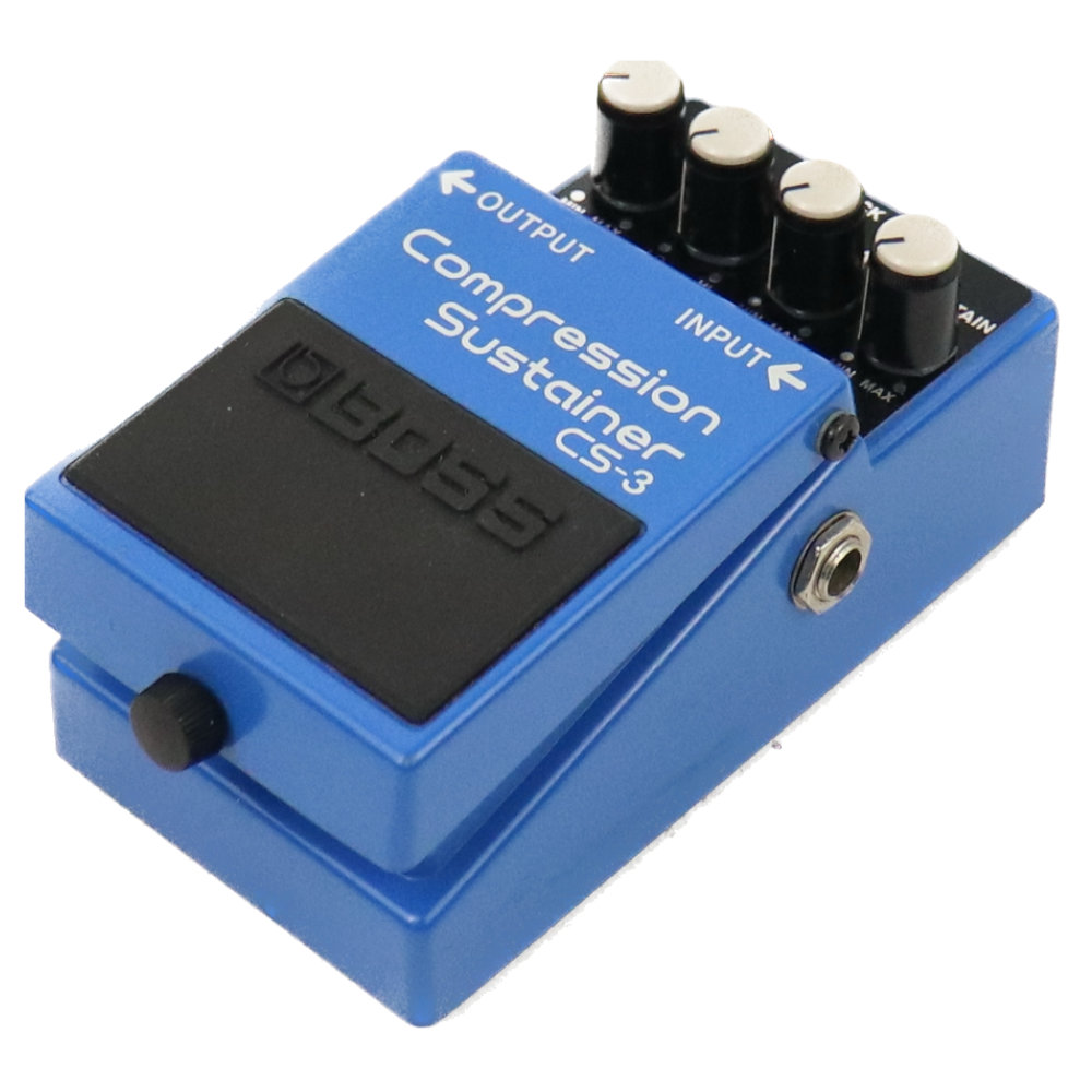 【中古】コンプレッサー エフェクター BOSS CS-3 Compression Sustainer ギターエフェクター 本体画像 斜め 2