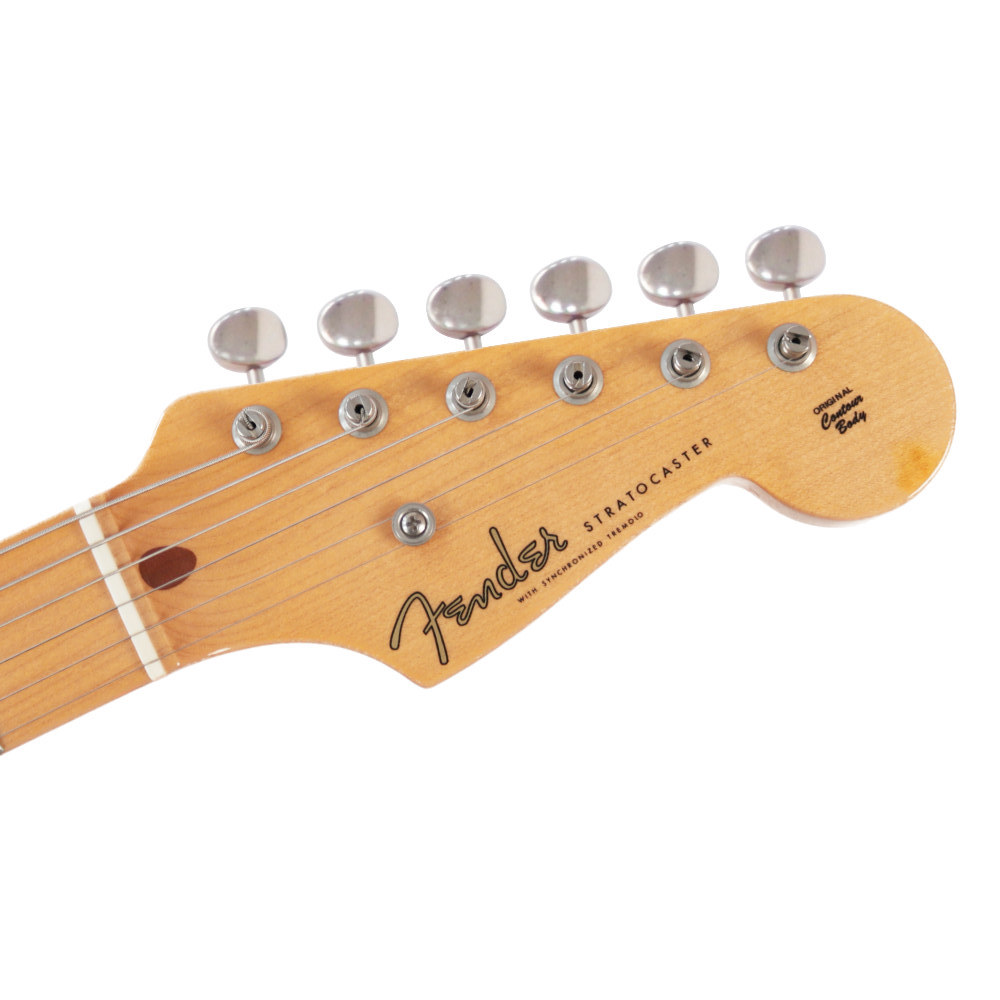 【中古】 Fender Custom Shop Vintage Custom 1955 Stratocaster NOS Wide-Fade 2-Color Sunburst 2020年製 エレキギター ヘッド画像