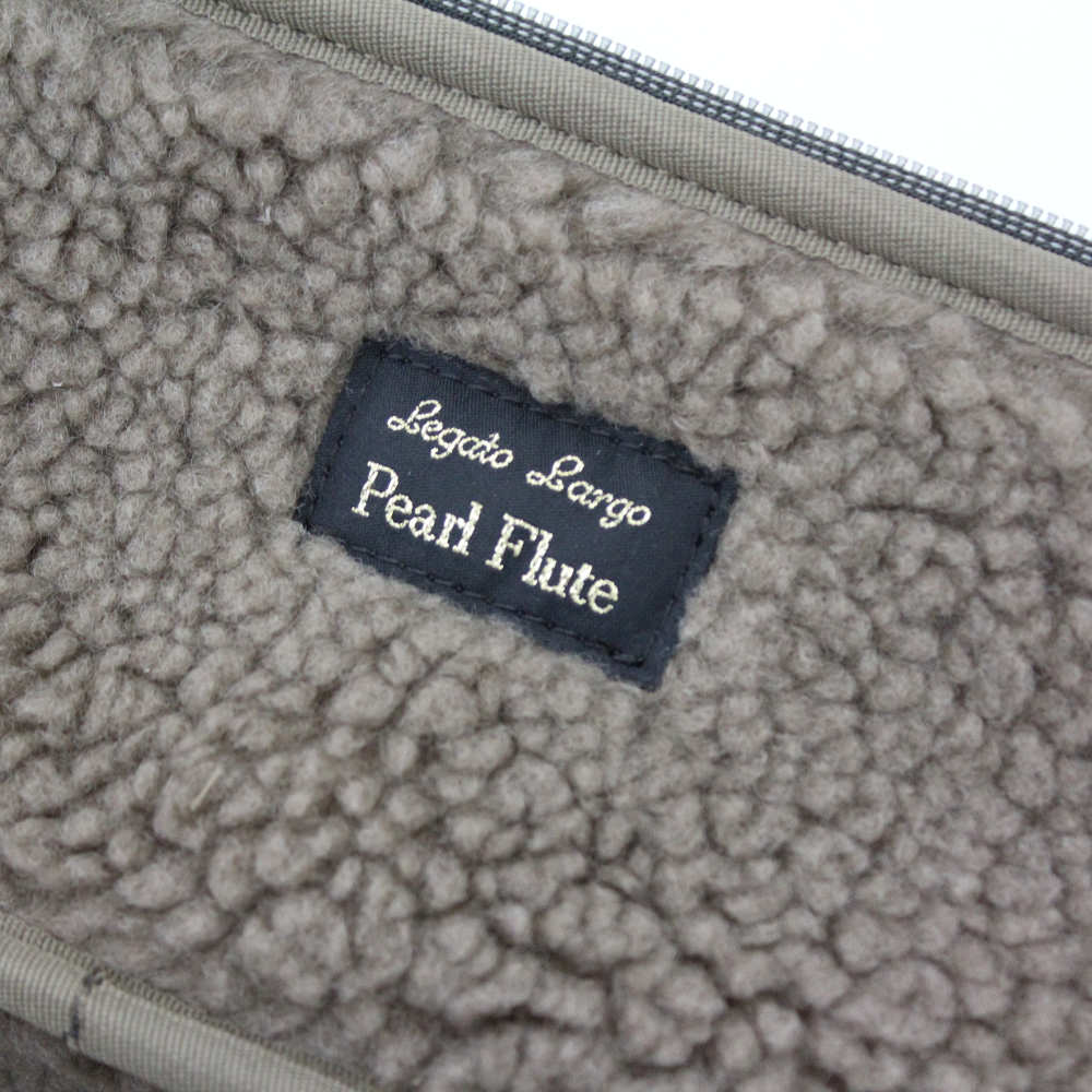 Legato Largo × Pearl Flute レガートラルゴ パールフルート LL-FLCH3 #GR グリーン フルートケースカバー 内装ロゴ画像