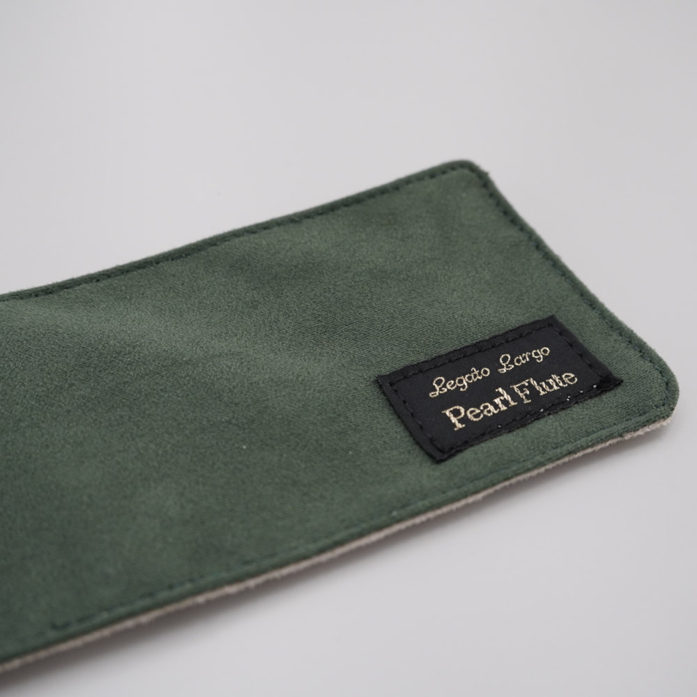 Legato Largo × Pearl Flute レガートラルゴ パールフルート LL-FLCH3 #GR グリーン フルートケースカバー マットロゴ画像