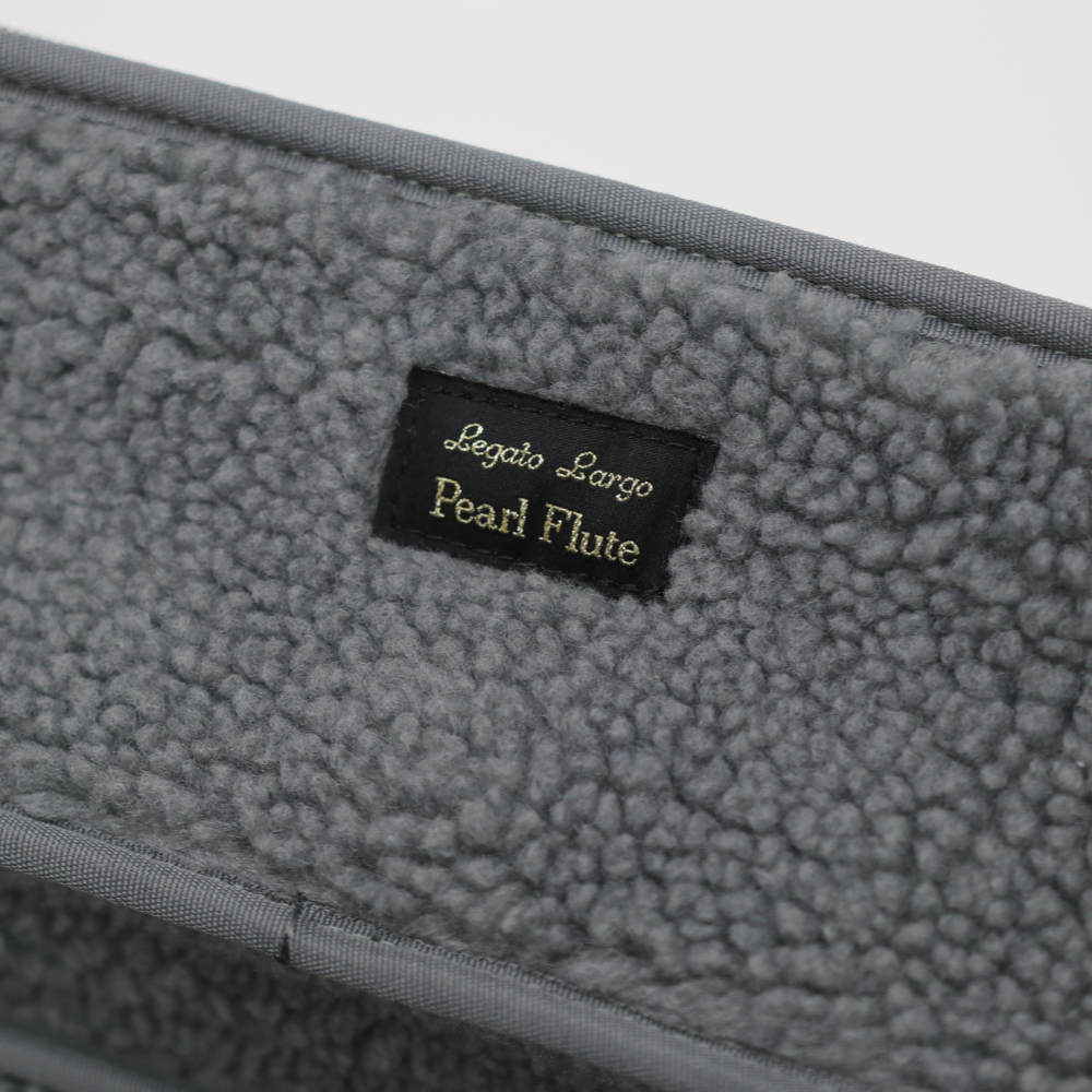 Legato Largo × Pearl Flute レガートラルゴ パールフルート LL-FLCH3 #NV ネイビー フルートケースカバー 内装ロゴ画像