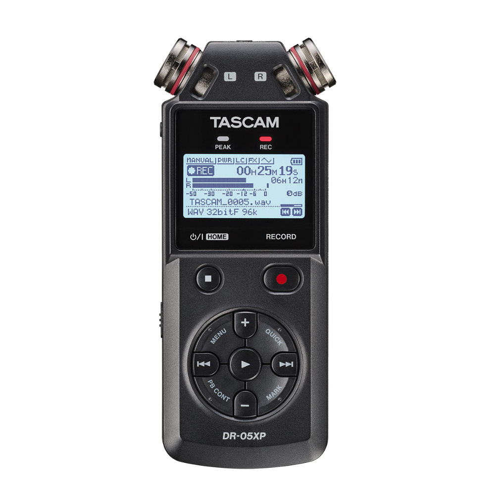 TASCAM タスカム DR-05XP 32ビットフロート録音対応 ステレオポータブルレコーダー USB Type-C対応