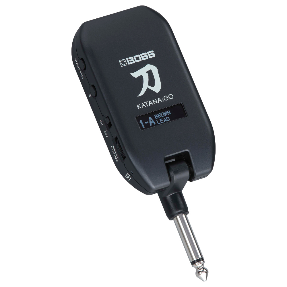 ギターヘッドホンアンプ BOSS KTN-GO2 KATANA GO 2 ギターアンプ エフェクター ボス KATANA:GO 本体画像 斜め