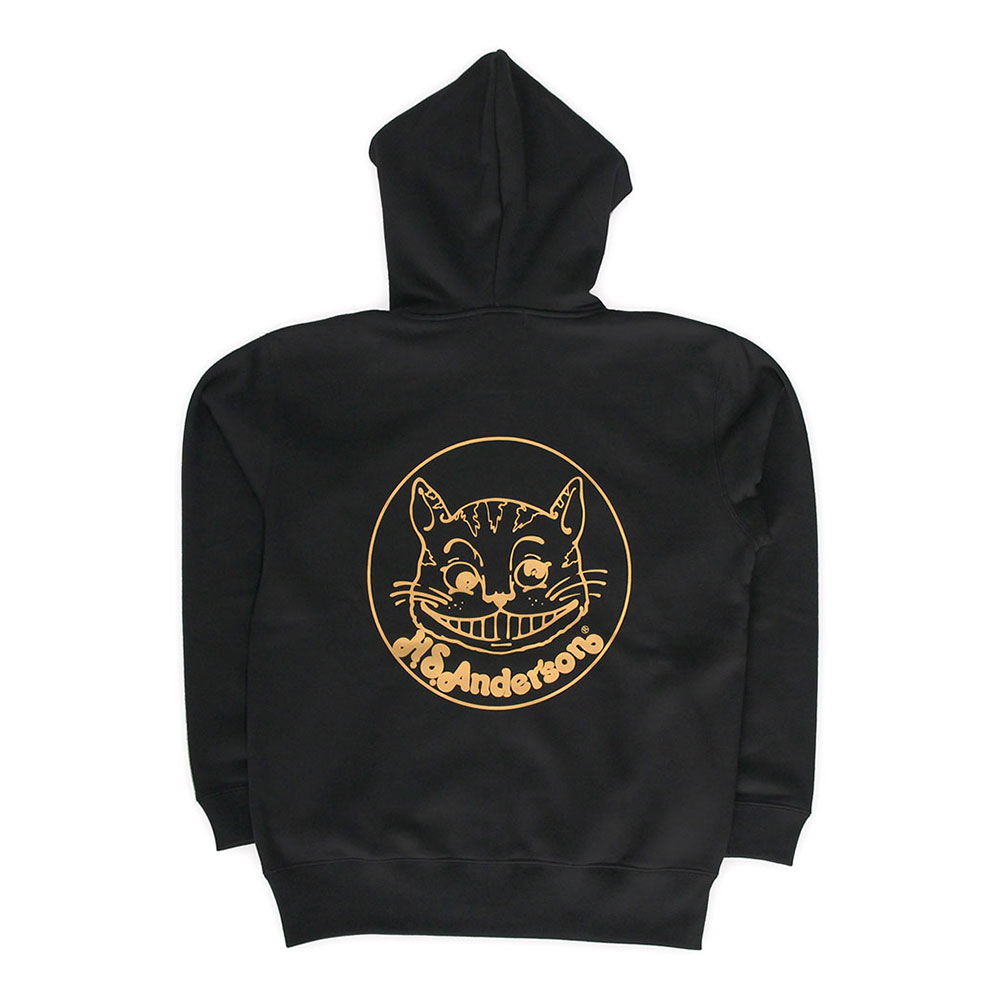 H.S.Anderson Mad Cat Zip Hoodie XLサイズ ジップアップパーカー フーディー 裏面画像