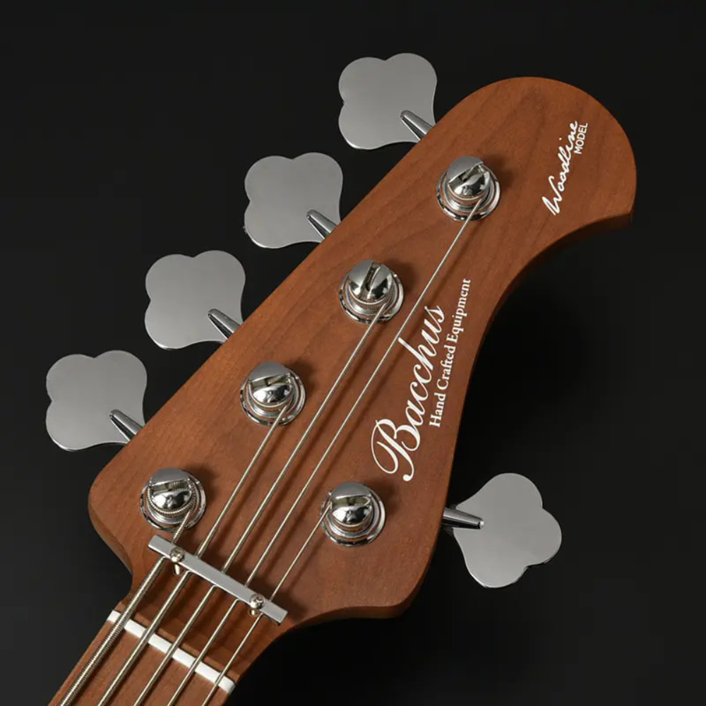 BACCHUS バッカス Japan Tune-up Series WL524 H.J.FREAKS PINKS 5弦エレキベース ヘッド部