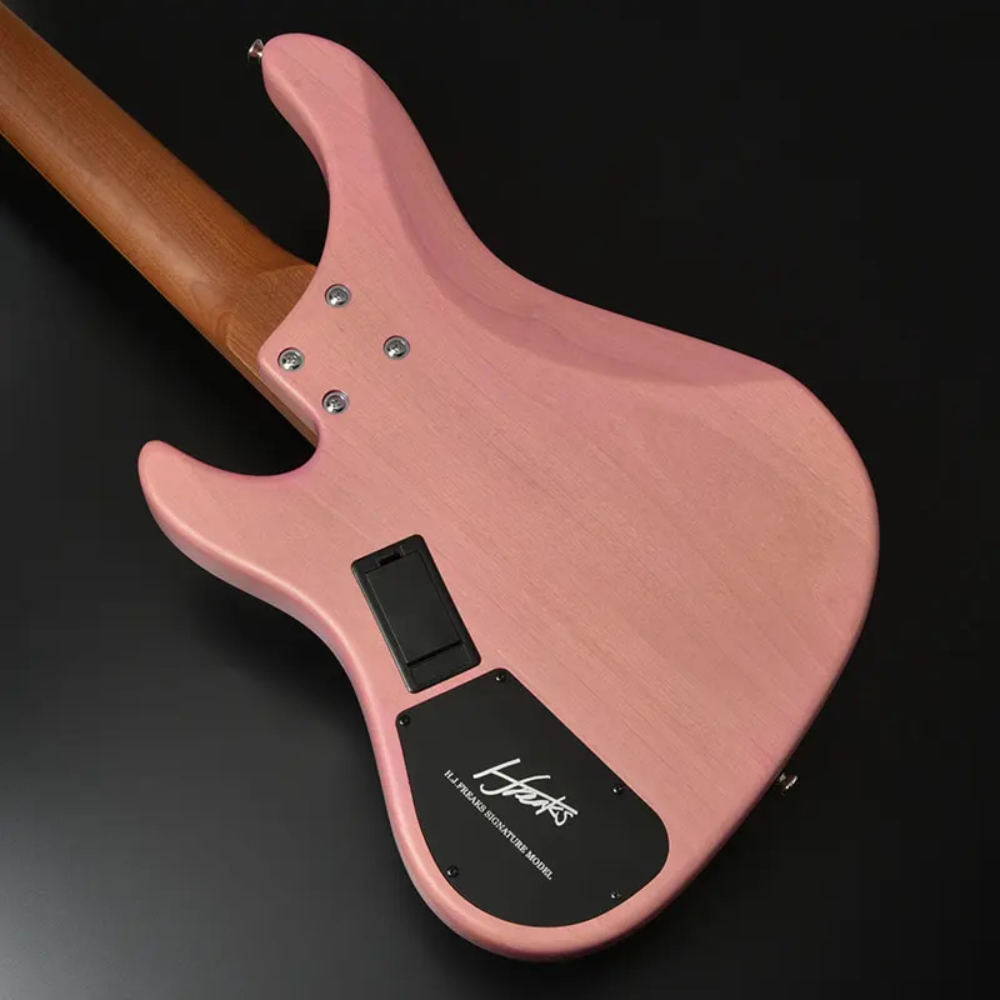 BACCHUS バッカス Japan Tune-up Series WL524 H.J.FREAKS PINKS 5弦エレキベース ボディ部裏