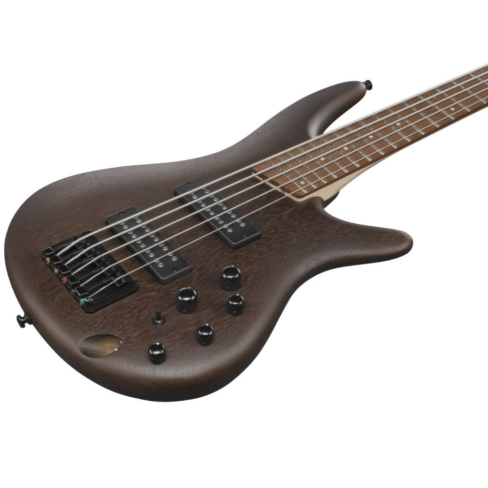 IBANEZ アイバニーズ SR305EB-WNF Walnut Flat 5弦エレキベース ボディ斜め画像