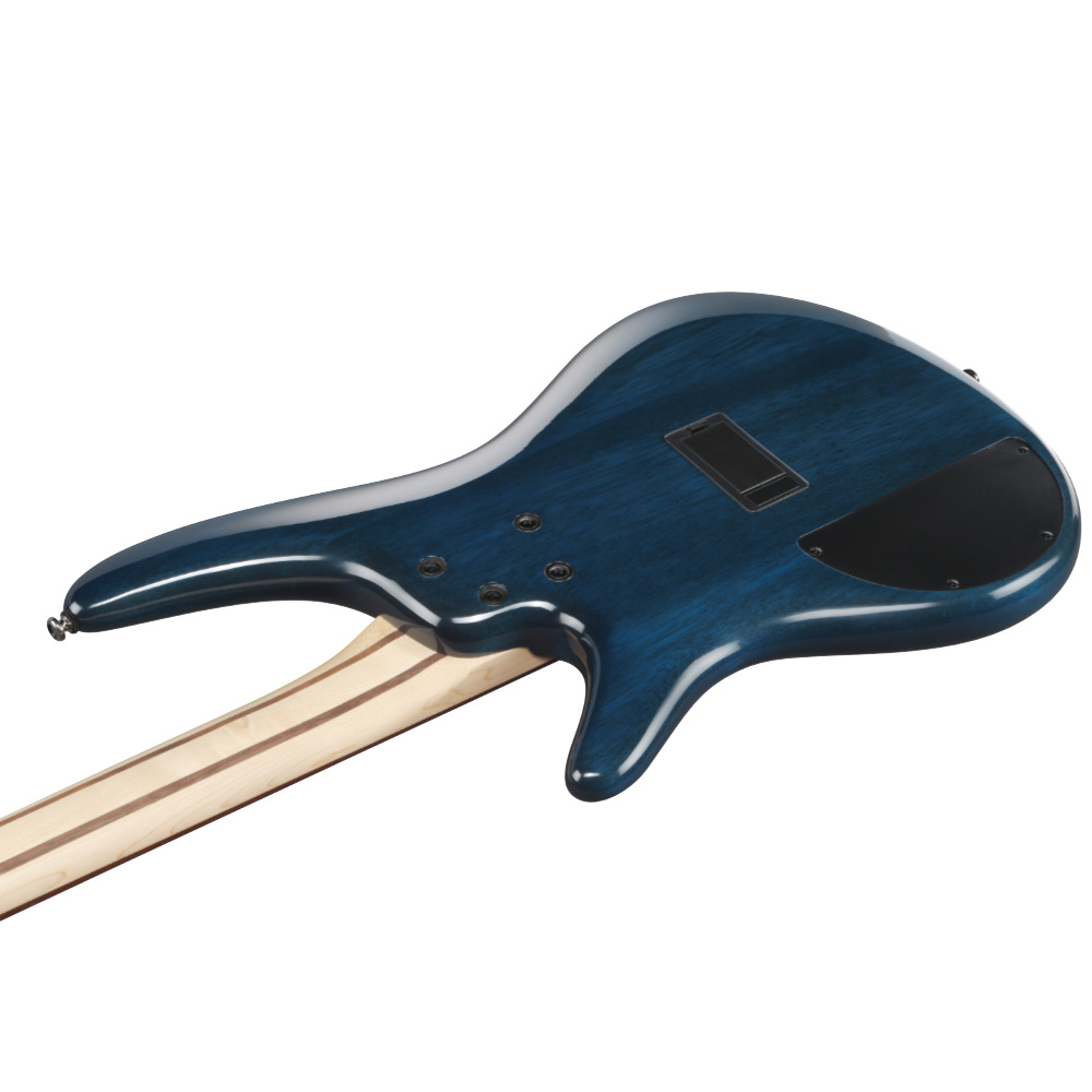 IBANEZ アイバニーズ SR400EQM-SCB Stained Cosmic Blue Starburst エレキベース ボディバック斜め画像